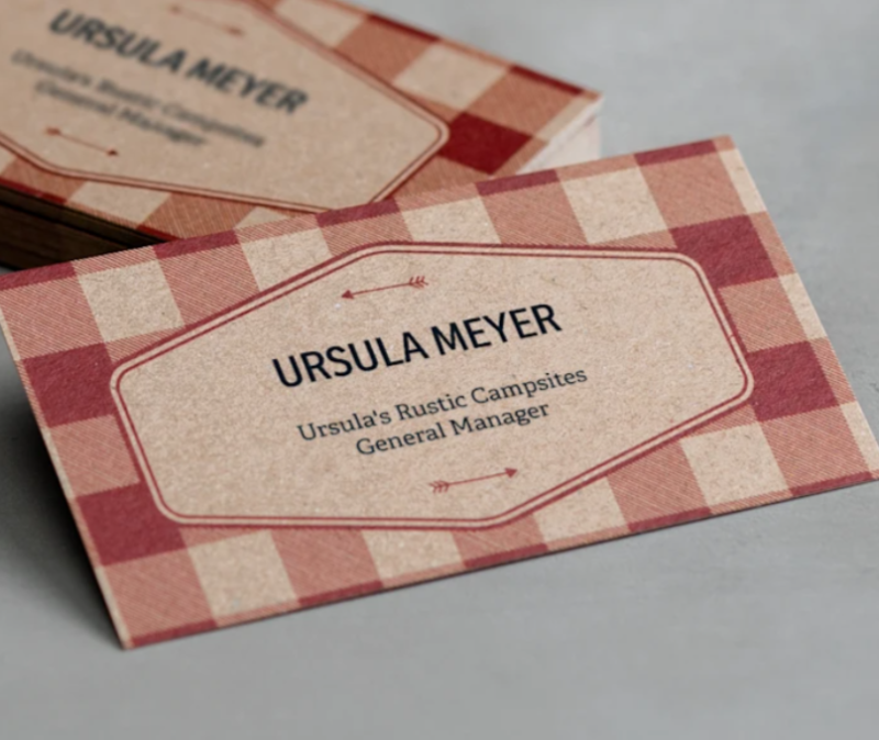 Kraft Business Cards